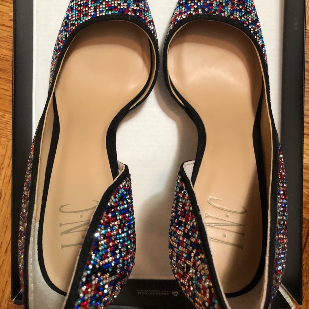 INC Kenjay Multi pixel 6.5 d’orsay heels - Picture 9 of 9